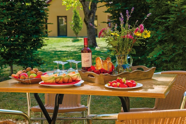 Foto van Elegant familiehuisje in de Dordogne - Vakantiehuis in Montignac-Lascaux - TerraceBalcony