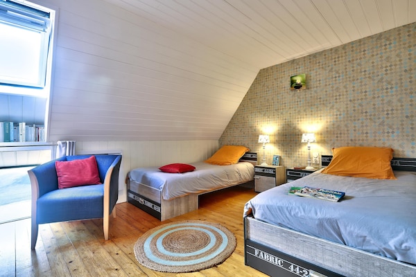Foto van Stenen huis in Huelgoat, Bretagne - Vakantiehuis in Huelgoat - BedRoom