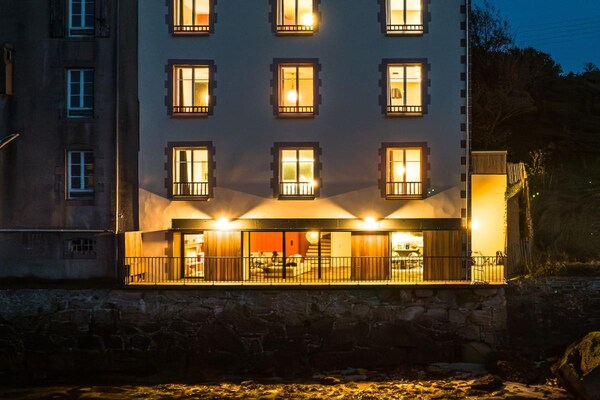 Foto van Appartement in Landéda met uitzicht op het strand - ExteriorSummer