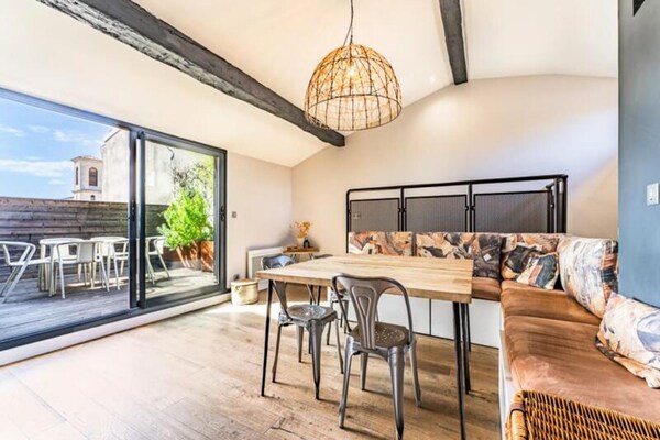 Foto van Prachtig appartement met 3 slaapkamers en dakterras - Ambiance