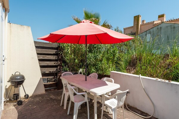 Foto van Lichte retraite aan het strand - Vakantiehuis in Agde - TerraceBalcony