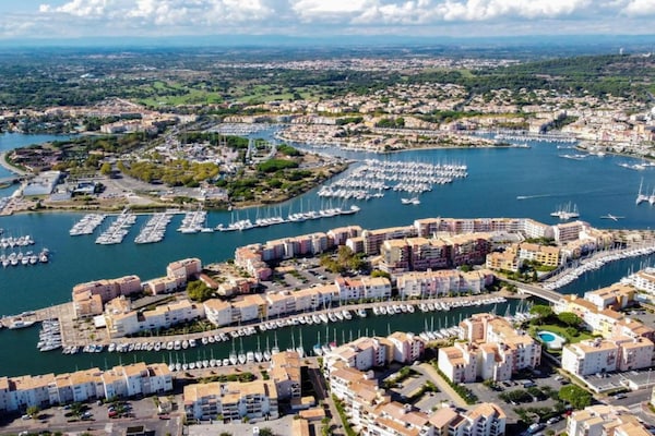 Foto van Stijlvol verblijf aan zee in Agde - Vakantiehuis in Agde - AreaSummer20KM