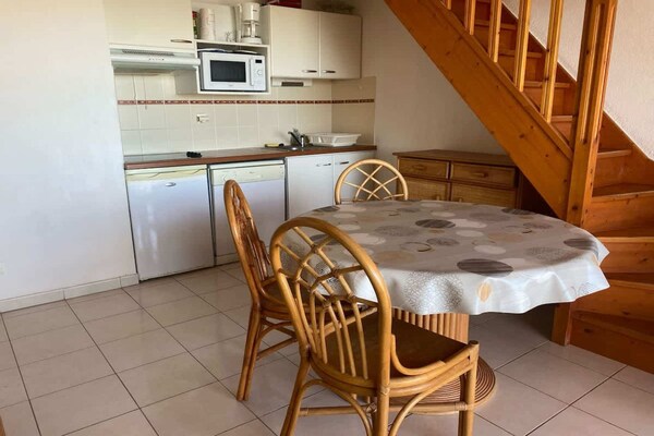 Foto van Appartement met zeezicht in Alizéa - Vakantiehuis in Valras-Plage - DiningRoom