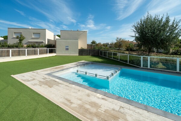 Foto van Villa in Valras-Plage bij Zandstrand - Vakantiehuis in Valras-Plage - Outdoor