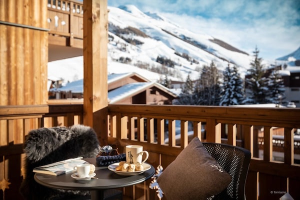 Foto van Appartement in Les Deux Alpes bij Skipistes - Vakantiehuis in Les Deux Alpes - TerraceBalcony