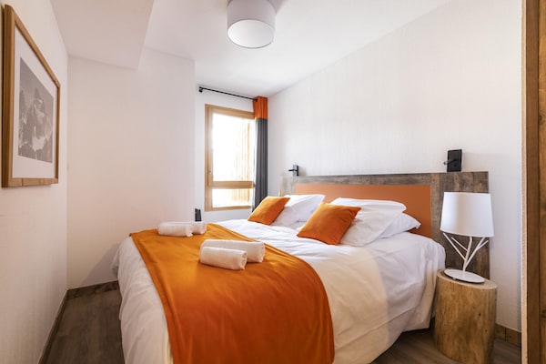 Foto van Appartement in Les Deux Alpes met Alpenzicht - Vakantiehuis in Les 2 Alpes - BedRoom