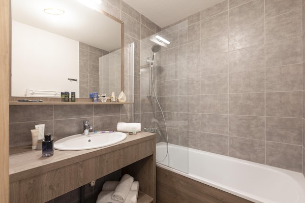 Foto van Appartement in Les Deux Alpes met Alpenzicht - Vakantiehuis in Les 2 Alpes - BathRoom