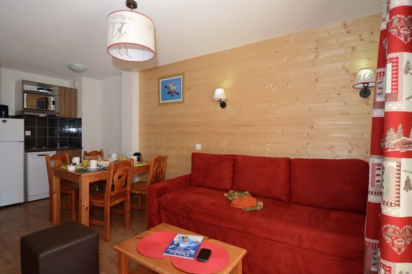 Foto van Appartement in Franse Alpen voor alle groepen - Vakantiehuis in Les Deux Alpes - LivingRoom