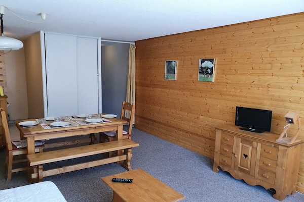 Foto van Ski-in appartement voor 6 gasten - Vakantiehuis in Les Deux Alpes - LivingRoom