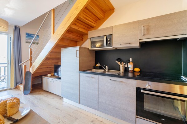 Foto van Duplex aan zee in Biscarrosse - Vakantiehuis in Biscarrosse - Kitchen