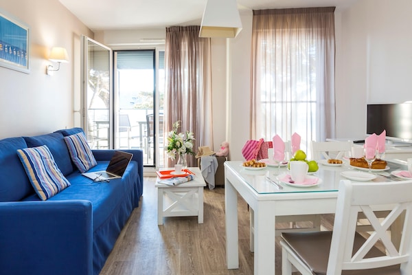 Foto van Appartement in La Baule met Uitzicht op Zee - Vakantiehuis in PORNICHET - LivingRoom