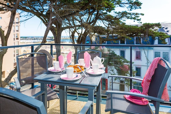 Foto van Appartement in La Baule met Uitzicht op Zee - Vakantiehuis in PORNICHET - TerraceBalcony