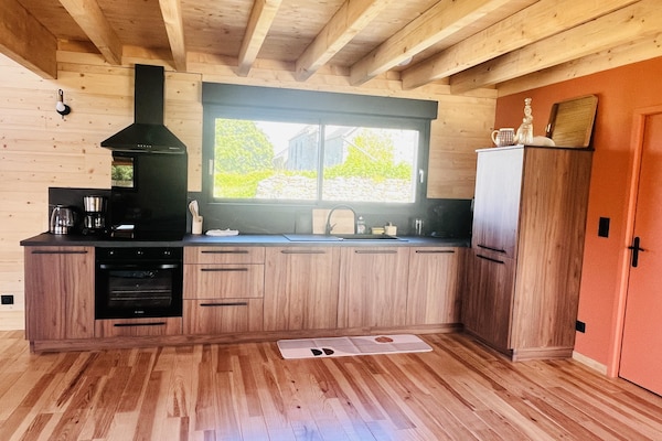 Foto van 2 huizen voor een groot gezin of groep. - Vakantiehuis in Gouville sur mer - Kitchen