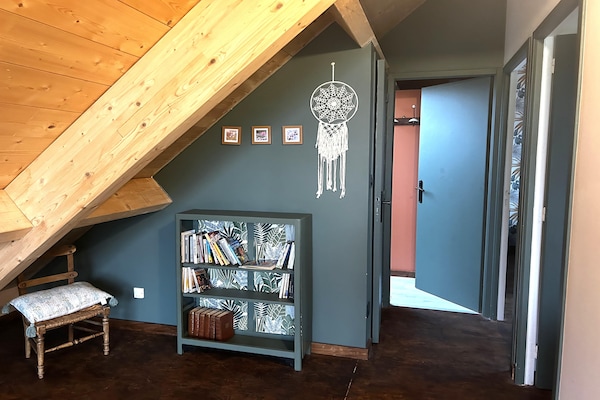 Foto van 2 huizen voor een groot gezin of groep. - Vakantiehuis in Gouville sur mer - Indoor