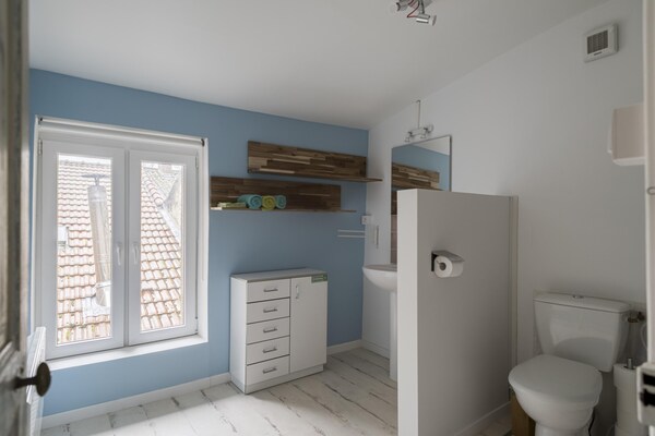 Foto van Jane Austen Lake Retreat - Vakantiehuis in Dun-sur-Meuse - BathRoom