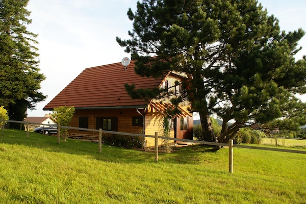 Foto van Chalet in La Hoube bij Rocher du Dabo - Vakantiehuis in Dabo - ExteriorSummer