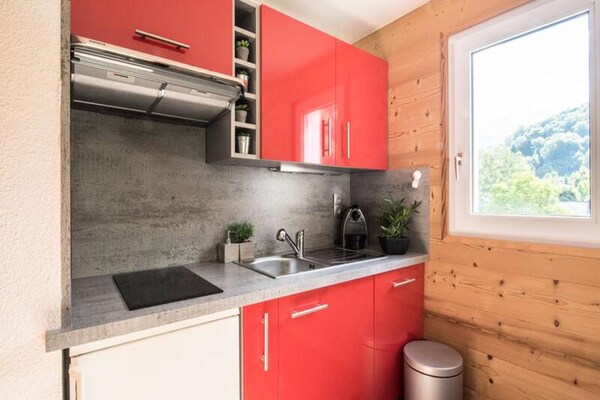 Foto van Appartement in Saint Lary bij Gondel - Vakantiehuis in ST LARY SOULAN - Kitchen