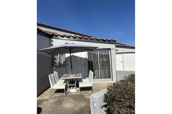 Foto van Gezinsduplex met patio - Vakantiehuis in Saint-Cyprien - TerraceBalcony