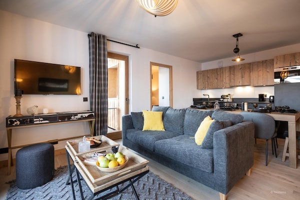 Foto van Appartement in Aime-la-Plagne bij Fornelet - Vakantiehuis in AIME-LA-PLANGE - LivingRoom