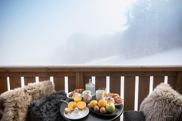 Foto van Appartement in Aime-la-Plagne bij Fornelet - Vakantiehuis in AIME-LA-PLANGE - TerraceBalcony