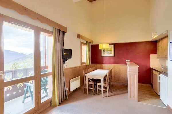 Foto van Chalet in Valmorel bij Skiliften & Bos - Vakantiehuis in Valmorel - 