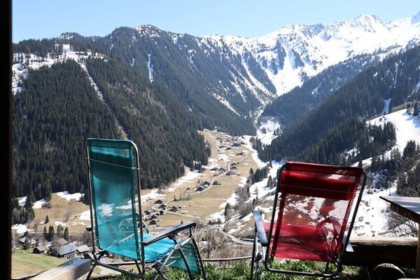 Foto van Chalet in Arèches met uitzicht op de Alpen - Vakantiehuis in BEAUFORT - Untagged