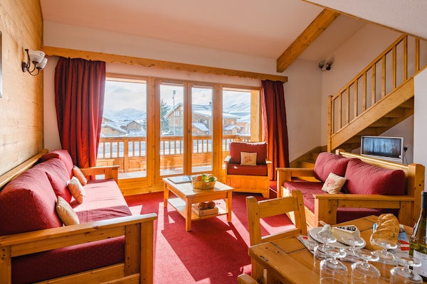 Foto van Duplex Escape in de Alpen - Vakantiehuis in Fontcouverte-la-Toussuire - LivingRoom
