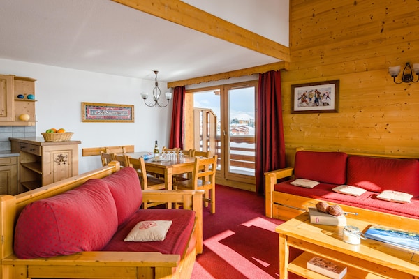 Foto van Duplex Escape in de Alpen - Vakantiehuis in Fontcouverte-la-Toussuire - DiningRoom