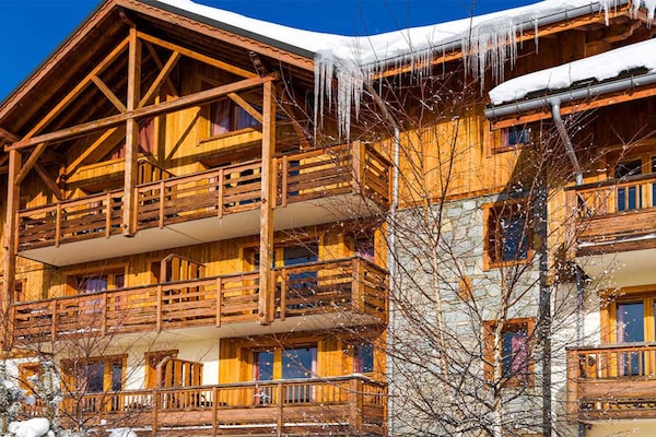 Foto van Duplex Escape in de Alpen - Vakantiehuis in Fontcouverte-la-Toussuire - ExteriorWinter