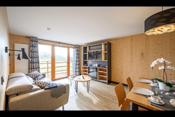 Foto van Appartement in Frankrijk met Sauna & Zwembad - Vakantiehuis in Villarembert - LivingRoom