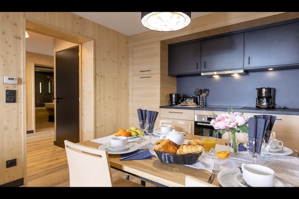 Foto van Appartement in Frankrijk met Sauna & Zwembad - Vakantiehuis in Villarembert - Kitchen