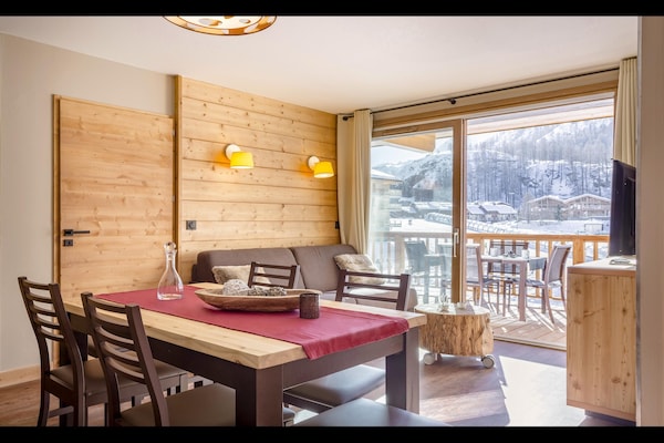 Foto van Appartement in Tignes met Spa en Zwembad - Vakantiehuis in Tignes - DiningRoom