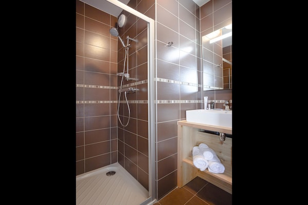 Foto van Appartement in Tignes met ski-in/ski-out - Vakantiehuis in Tignes - BathRoom
