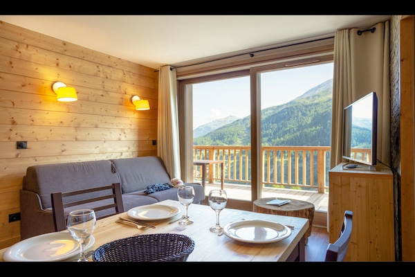 Foto van Appartement in Tignes met Piste & Spa - Vakantiehuis in Tignes - LivingRoom