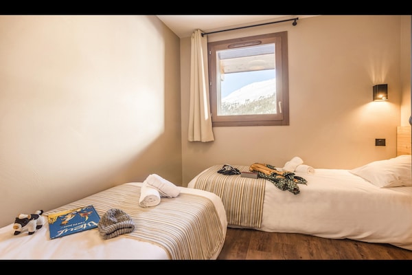 Foto van Appartement in Tignes met Piste & Spa - Vakantiehuis in Tignes - BedRoom