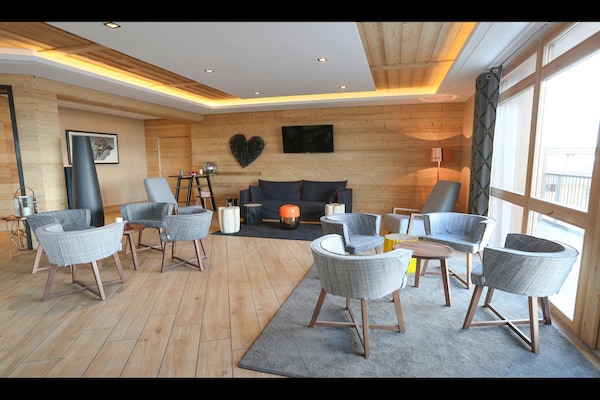 Foto van Appartement in Frankrijk met zwembad en spa - Vakantiehuis in St Martin de Belleville - LivingRoom