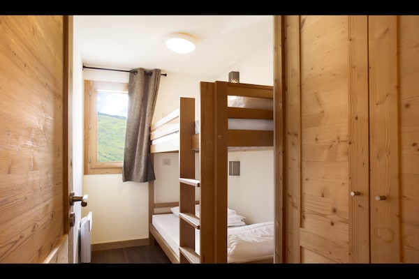 Foto van Appartement in Les Menuires met Spa & Zwembad - Vakantiehuis in St Martin de Belleville - BedRoom
