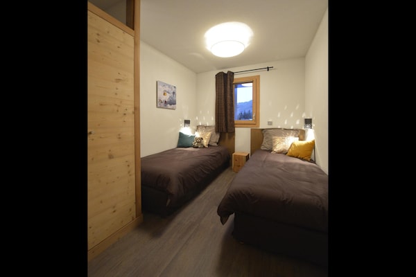 Foto van Appartement in Frankrijk met Spa en Zwembad - Vakantiehuis in St Martin de Belleville - BedRoom