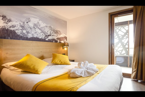 Foto van Appartement in Hauteluce met Ski-In/Ski-Out - Vakantiehuis in Hauteluce - BedRoom