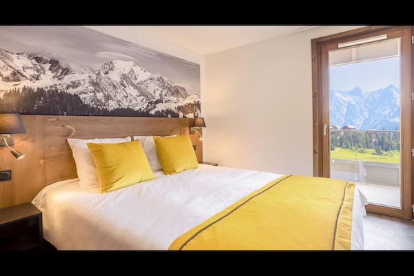 Foto van Appartement in Hauteluce met Ski-In/Ski-Out - Vakantiehuis in Hauteluce - BedRoom