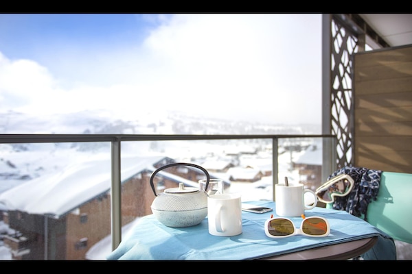 Foto van Appartement in Hauteluce met Ski-In/Ski-Out - Vakantiehuis in Hauteluce - Ambiance