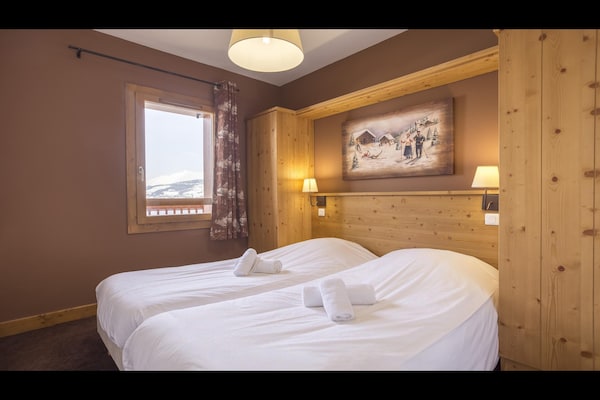 Foto van Appartement in Frankrijk met Spa en Uitzicht - Vakantiehuis in Sainte-Foy Tarentaise - BedRoom