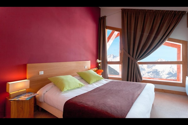 Foto van Appartement in Frankrijk met Spa en Uitzicht - Vakantiehuis in Sainte-Foy Tarentaise - BedRoom