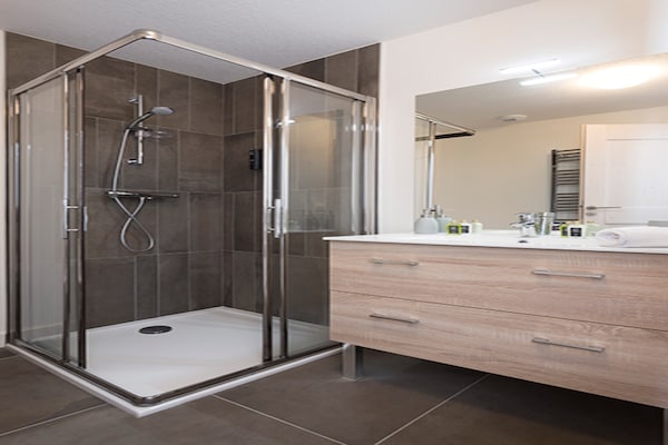 Foto van Appartement in La Rosière met Alpenzicht - Vakantiehuis in la rosiere montvalezan - BathRoom