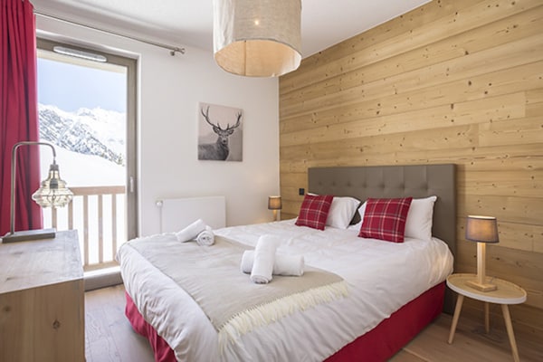 Foto van Appartement in La Rosière met Alpenzicht - Vakantiehuis in la rosiere montvalezan - BedRoom