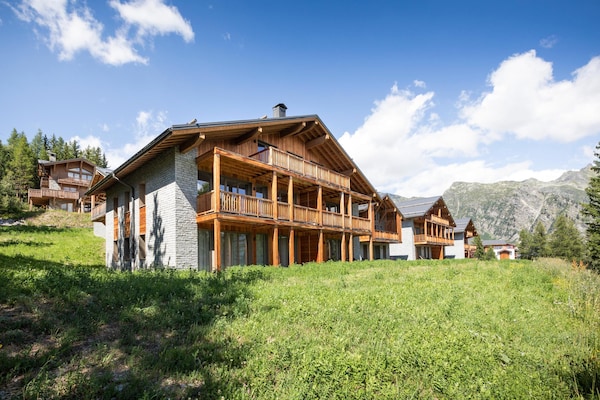 Foto van Appartement in La Rosière met Alpenzicht - Vakantiehuis in la rosiere montvalezan - ExteriorSummer