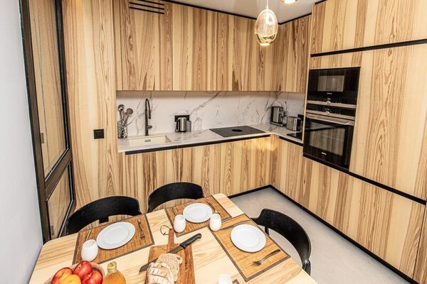 Foto van Appartement in Les Arcs met spa en uitzicht op de Mont Blanc - Untagged