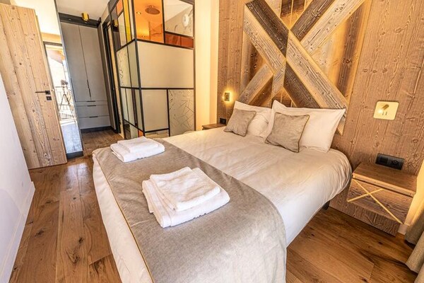 Foto van Appartement in Les Arcs met spa en uitzicht op de Mont Blanc - Untagged