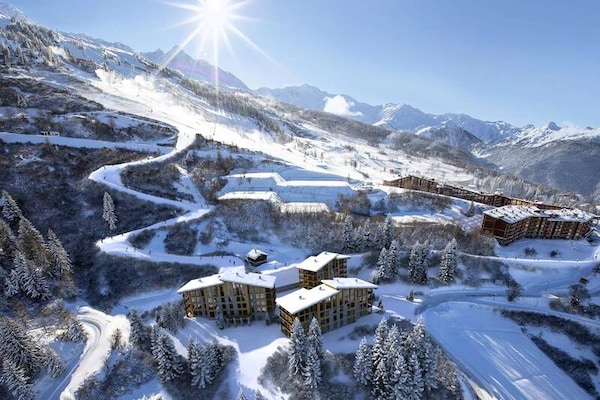 Foto van Appartement in Les Arcs met spa en uitzicht op de Mont Blanc - Untagged