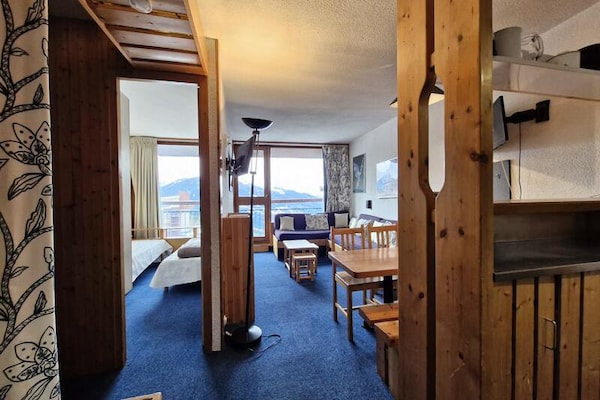 Foto van 2-kamerappartement voor 6 personen dichtbij de pistes, winkels, kinderopvang en ESF in het centrum van het resort Arc 1800 - Untagged